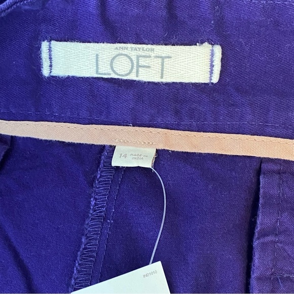 Loft Purple Shorts - Picture 7 of 9
